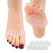 8 PCS Foot Gel Pad Breathable Metatarsal Pads Ball of Foot Cushion Pads Relief of Plantar Pain Blister Prevention Plantar Fasciitis Calluses Forefoot Pads - Unisex White