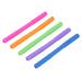 Baby Teether Soft Hollow Baby Teething Sticks 5Pcs Silicone Baby Teether for ADHD (Style 1)