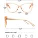 Koosufa Women's Large Cateye Anti-Blue Light Reading Glasses - Horn-Rimmed Anti-Tired 0.0 to 4.0 Strength Options - Stylish & Comfortable Eyewear for Fashionable Cat Lovers - Buy Online on GoSupps.com