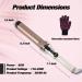 Ten-Tatent 38mm Ceramic Tourmaline Curling Tongs | Dual Voltage Curling Iron for Long & Short Hair | Adjustable Heat Settings | White - Buy Online on GoSupps.com