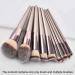 Niniang New Fashionable Brushes For Women Makeup Brushes Champagne For Foundation Powder Blush Eyeshadow Concealer Lip Lip Eye Cosmetics #2 - Buy Online on GoSupps.com