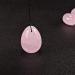 HEALLILY Yoni Eggs for Women - Nephrite Jade & Drilled Quartz Kegel Training - Pelvic Floor Muscle Exercise - Pink 45x30mm - Buy Online on GoSupps.com