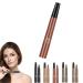 Cohbskj Glowly Secret Eyebrow Pen Unique Quad Eyebrow Pencil Quad Forked Liquid Eyebrow Pencil Long-Lasting Waterproof Microblading Eyebrow Pen (1PCS-A)