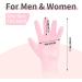 MoyRetty Silicone Moisturizing Gloves - 2 Pairs Flexible & Durable for Dry Hands Home Spa Pink & Beige | International Shipping Available - Buy Online on GoSupps.com