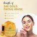 White Naturals 24K Gold Facial Mask - Anti-Aging Face Mask for Flawless Skin, Reduces Wrinkles and Acne Scars, Removes Blackheads and Oils - Buy Online on GoSupps.com