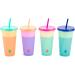Brumis Imports 24oz TAL Color Changing Cup with Lid and Straw - Solid - Buy Online on GoSupps.com