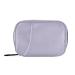Naanle Pill Box 7 Day Case Travel Organizer Bag with Zipper Portable Weekly Compact Size for Vitamin Supplement Holder Solid Color Lavender Purple 4.6 x 3.14 1.88 Inch 0.12 kilograms