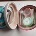 Healvian Contact Lens Case with Mirror - Compact Travel Holder & Storage Box for Easy Lens Care - Buy Online on GoSupps.com