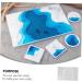 NUOBESTY Tray DIY Mold 1pc Casting Decorative Molds Tray Drop-shaped Manual Mold DIY Epoxy Chic Irregular Silicone White 37.5X24.6X1.3CM - Buy Online on GoSupps.com