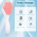 Silicone Face Scrubber Exfoliating Brush 2 Pack Manual Handheld Facial Cleansing Brush Exfoliating Brush Blackhead Scrubber Soft Bristles Waterproof for Deep Cleaning Skin Care Pore Cleansing - Buy Online on GoSupps.com