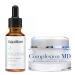 Complexion MD Exfoliating Face Scrub (1.69 oz) - Aquallure Apple Stem Cell Rejuvenating Serum (1 oz) - Anti Aging - Pore Refining Microdermabrasion - Green Tea, Peptides & Hyaluronic Acid (2 items)