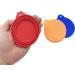 Muluo 5 PC Food Can Lids + 3 Pet Can Covers + 2 Spoons Set - Fits Standard Size Dog and Cat Cans - Orange, Blue, Red - Buy Online on GoSupps.com