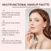 Palette de maquillage multifonctionnelle kit de maquillage portable utilisable pour les paupi res le blush et le contouring. Texture lisse pigment e et longue tenue. Miroir inclus. 2pcs - Buy Online on GoSupps.com