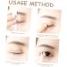 Healeved 60 Sheets Double Eyelid Sticker Glue- Self Adhesive Two Sided Tape Double Sided Boobtape Double Side Tape Double Stick Tape 2 Sided Tape Eye Lift Tape Semicircle Beauty Tools - Buy Online on GoSupps.com
