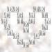 8 Inch Unfinished White Wood Letter A - Wall Decor for Home Party Projects - Buy Online on GoSupps.com