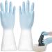 Kitchen Dishwashing Gloves Dishwashing Cleaning Gloves Waterproof Household Rubber Dishwashing Cleaning Gloves for Dishesand Household Chores - Buy Online on GoSupps.com