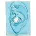 Acrylic Blue Transparent Right Ear Display Model - Waterproof Fake Ear for Sound Aids - Buy Online on GoSupps.com