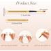 Portable Lip Brush 2 Pack Travel Lipstick Applicator Wands with Cap Reusable Lipstick Brush Lightweight Lip Mask Applicator Professional Lip Gloss Makeup Brush Women Girls Christmas Gifts (Gold) - Buy Online on GoSupps.com