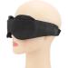 Memory Cotton 3D Contoured Cup Eye Patch for Headache Relief Light Blocking with Storage Bag Ideal for Meditation Yoga Travel - Buy Online on GoSupps.com