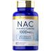 Carlyle NAC Supplement N-Acetyl Cysteine | 1000 mg | 80 Capsules | with Selenium & Molybdenum | Vegetarian Non-GMO & Gluten Free