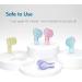 Seplouis Toothbrush Head Covers - 6-Pack Multicolor for Oral-B & IO Electric Toothbrush Heads | International Shipping Available - Buy Online on GoSupps.com