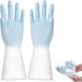 vzfit Household Cleaning Gloves | Dishwashing Cleaning Gloves - Waterproof Household Cleaning Rubber Gloves for Kitchen Cleaning Dishes and Gardening - Buy Online on GoSupps.com