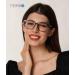 Shop Firmoo Women s Oversized Blue Light Filter Glasses - Anti-Reflective UV400 Protection for Screens - Stylish Havana 0.0x Non-Prescription - Buy Online on GoSupps.com