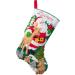Bucilla 89242E Forest Greetings Christmas Stocking Kit - 18 Felt Applique - Buy Online on GoSupps.com