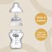 Tommee Tippee Closer to Nature Baby Bottles  Blue Slow Flow Breast-Like Nipple with Anti-Colic Valve (9oz  2 Count) 2 Count (Pack of 1) - Buy Online on GoSupps.com