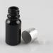 Tianzd 6-Pack 10ml Gloss Black Glass Bottles with Silver Caps | Empty Perfume Oil & Aromatherapy Storage Solutions - Buy Online on GoSupps.com