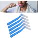Portable L-Shaped Interdental Brushes - Flexible Nylon Wire Medical Quality 5 Pieces for Dental Care (Blue) - Buy Online on GoSupps.com