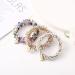 Brinie White Crystal Hair Ties - 3 Pack Elastic Scrunchies with Pearls for Women & Girls - Buy Online on GoSupps.com