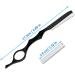 Hair Styling Thinning Razor Set Hair Styling Razor Hair Cutting Texturizing Razors and 10 Pieces Spare Blades for Salon Home - Buy Online on GoSupps.com