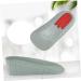FOMIYES Height Increase Insoles Elevate Comfort with Heel Support Pads | Shoe Inserts for Height Enhancement - 11x8cm Grey - Buy Online on GoSupps.com
