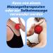 Resulting Lacrosse & Hedgehog Ball Massage Set for Plantar Fasciitis Relief | Deep Tissue Foot & Trigger Point Massage (Red) - Buy Online on GoSupps.com