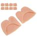 5 Pairs Toe Protector Kit with Forefoot Cushioning Pad - Closed Skin Tone - Buy Online on GoSupps.com