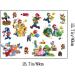 3D Mario Wall Stickers - Cartoon Anime Character Decals for Bedrooms & Living Room Decor - Buy Online on GoSupps.com