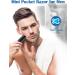Portable USB Rechargeable Electric Razor - Perfect for Travel & Touch-ups, Unisex Shaver for Men and Women in Black - Buy Online on GoSupps.com