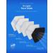 HUHETA KN95 Black Face Masks - Pack of 20 | 5-Layer Protective Cup Dust Masks for Indoor & Outdoor Use - Buy Online on GoSupps.com