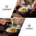 Angoily Ceramic Japanese Ramen Noodle Soup Bowls for Udon Soba Pho Asian Noodles Large Blue 8inch - Buy Online on GoSupps.com