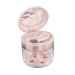 Hanobc portable prosthesis case holder bathetui prosthesis cup bathroom prosthesis storage soaking container for travel cleaning (red)