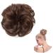 SEGO hair part hair tie curly bun hair extension hair extension messy updos 30g - dark brown mix light brown 4a/30