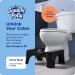 Squatty Potty Curve: Lightweight Black Toilet Stool with Modern Design - Buy Online on GoSupps.com