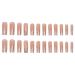 Buy Justotry 24pcs White Butterfly Coffin Nails - Rhinestone Press-On Ballerina Artificial Fingernails for Women - Buy Online on GoSupps.com