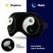 Weed Yin Yang Sleep Mask - Adjustable Blindfold for Sleeping, Blocking Light - Men and Women - Buy Online on GoSupps.com