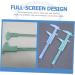 FRCOLOR 5pcs Eyebrow Measuring Ruler Mini Tools Portable Ruler Portable Caliper Plastic Ruler Pocket Student - Buy Online on GoSupps.com