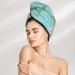 Hair Towel Wrap - Quick Drying Hair Turban with Button | USA Tourist Map Design - Buy Online on GoSupps.com