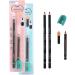 Clest F&H 4PCS Eye Makeup Set Eyebrow Pencil Eyeliner Eye Shadow Brush Pen Sharpener Eye Makeup Tools - Buy Online on GoSupps.com