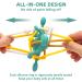 ClDy Sensory Baby Bite Ring - BPA-Free Silicone Teether & Rattle Toy for 3+ Months - Ideal for Motor Skills Development | Perfect Baby Gift - Buy Online on GoSupps.com