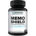 MemoShield Brain Health Supplement Advanced Memory Support with Lion's Mane Bacopa Monnieri and Ginkgo Biloba Cognitive Function and Brain Health Formula 60 Capsules